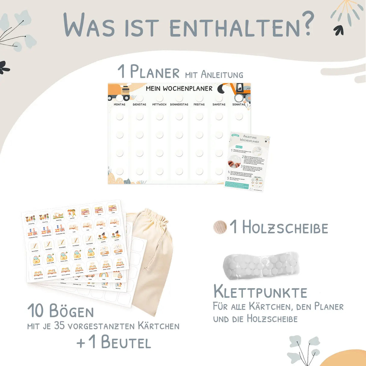 Wochenplaner Baustelle