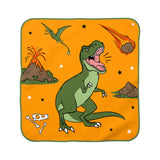 Magisches Handtuch Zauberhandtuch Dino Orange