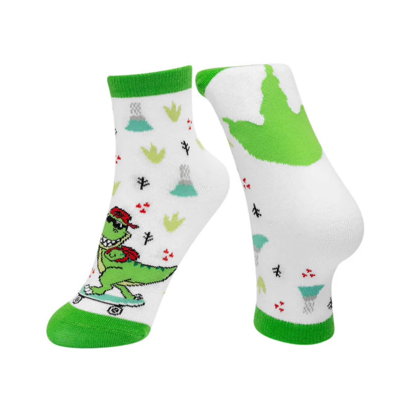 Zaubersocken Gross Dino Sonnebrille Weiss