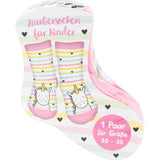 Zaubersocken Gross Einhorn Color