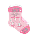 Zaubersocken Gross Einhorn Rosa Schmetterling