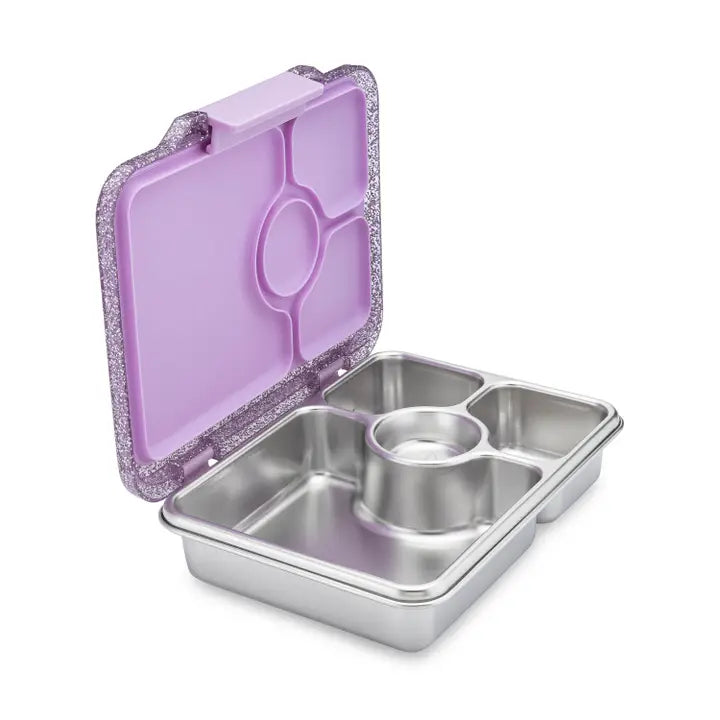 Znünibox Edelstahl Yumbox Prêt Glitzer Violett