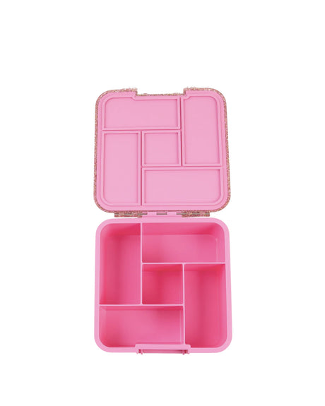 Znünibox MontiiCo Lunchbox Bento Five Glitzer Rosa