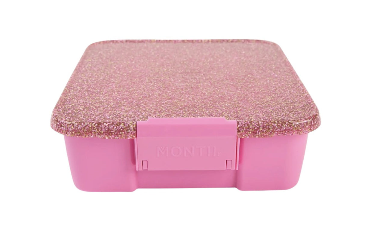 Znünibox MontiiCo Lunchbox Bento Five Glitzer Rosa