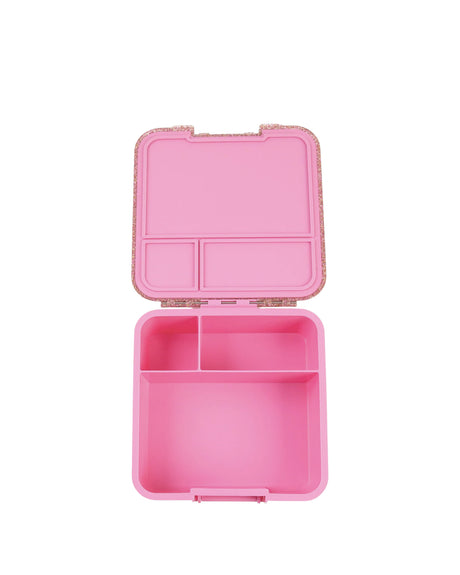 Znünibox MontiiCo Lunchbox Bento Three Glitzer Rosa