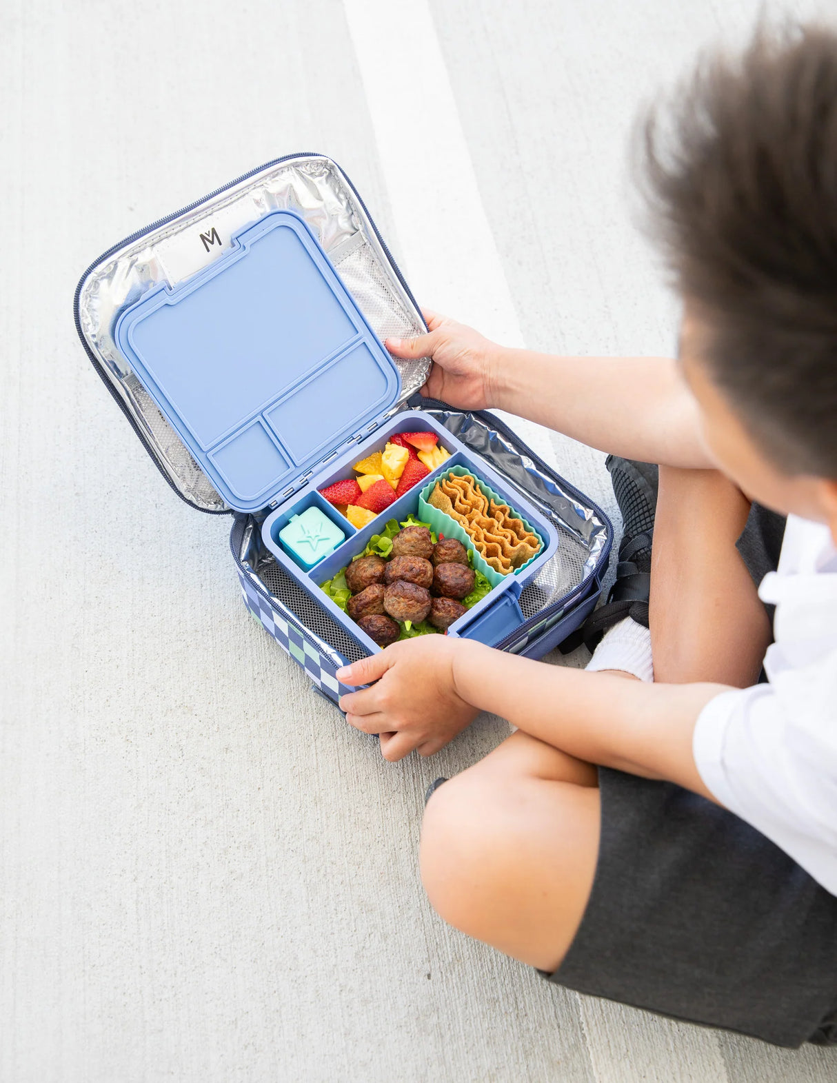 Znünibox MontiiCo Lunchbox Bento Three Splash