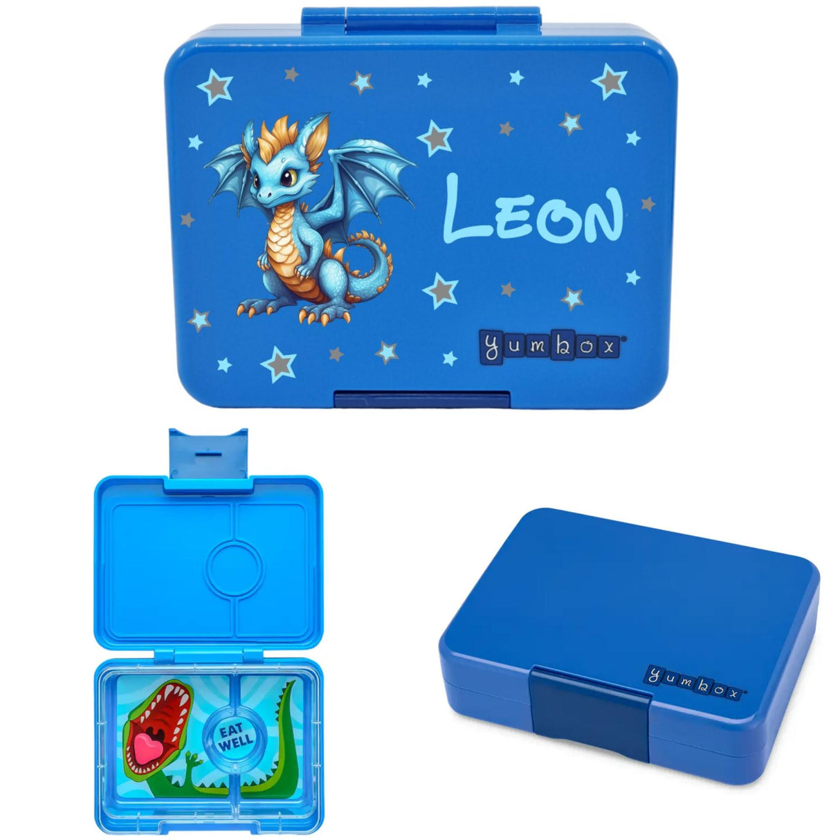 Znünibox Yumbox Mini Snack Surf Blue Dinosaurier