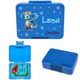 Znünibox Yumbox Mini Snack Surf Blue Dinosaurier