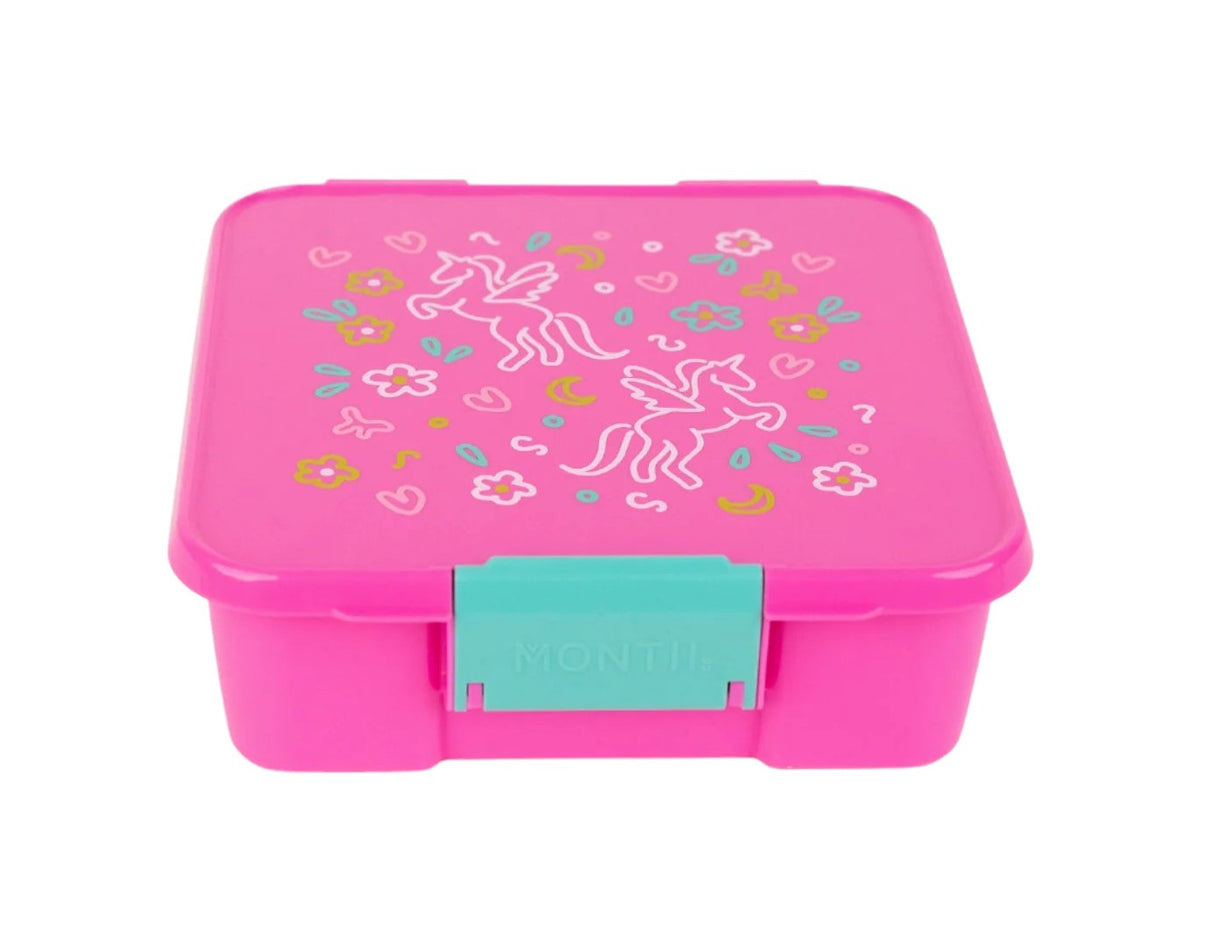Znünibox MontiiCo Lunchbox Bento Three Unicorn Magic