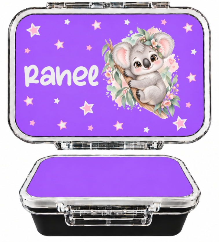 Edelstahl Znünibox Lavendel