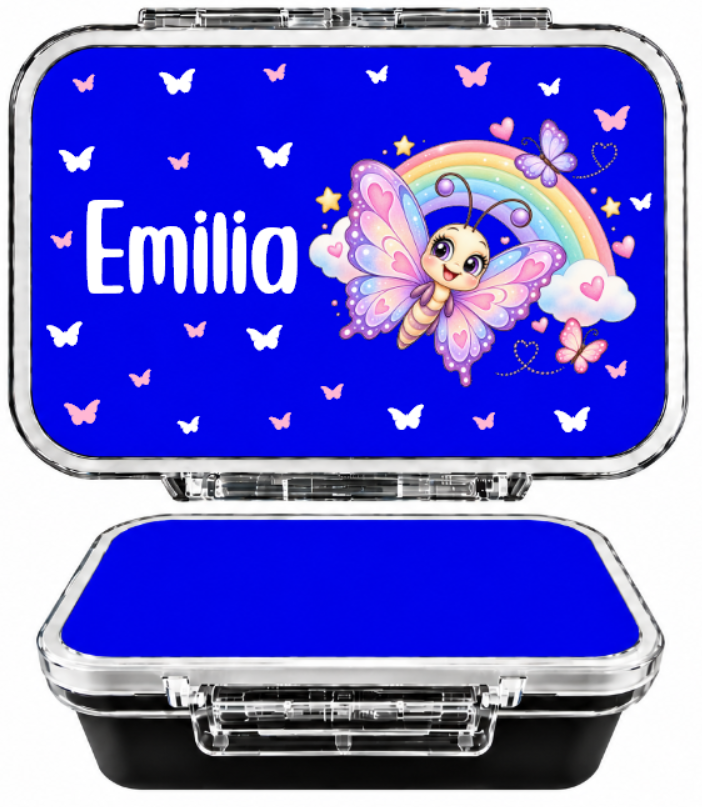 Edelstahl Znünibox Royalblau
