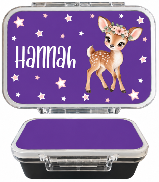 Edelstahl Znünibox Violett