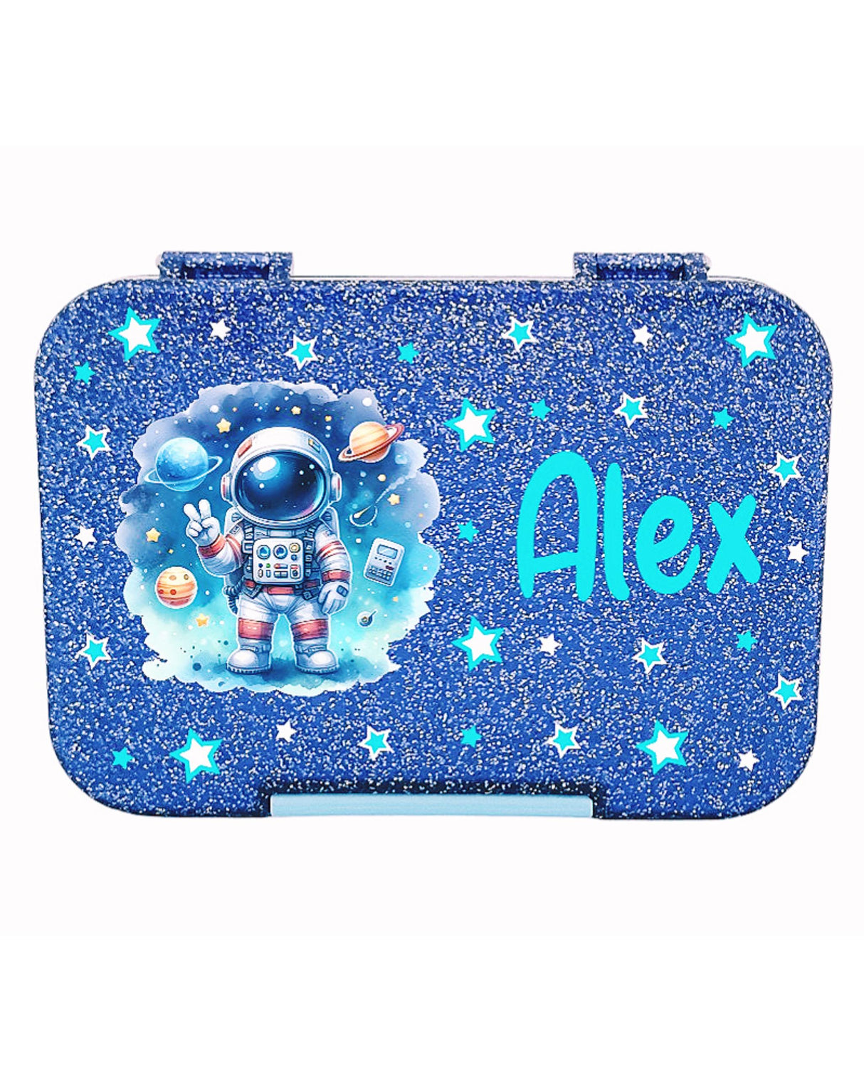 Znünibox Baurelia Box Glitzer Maxi Blau