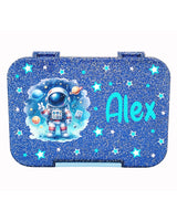 Znünibox Baurelia Box Glitzer Maxi Blau