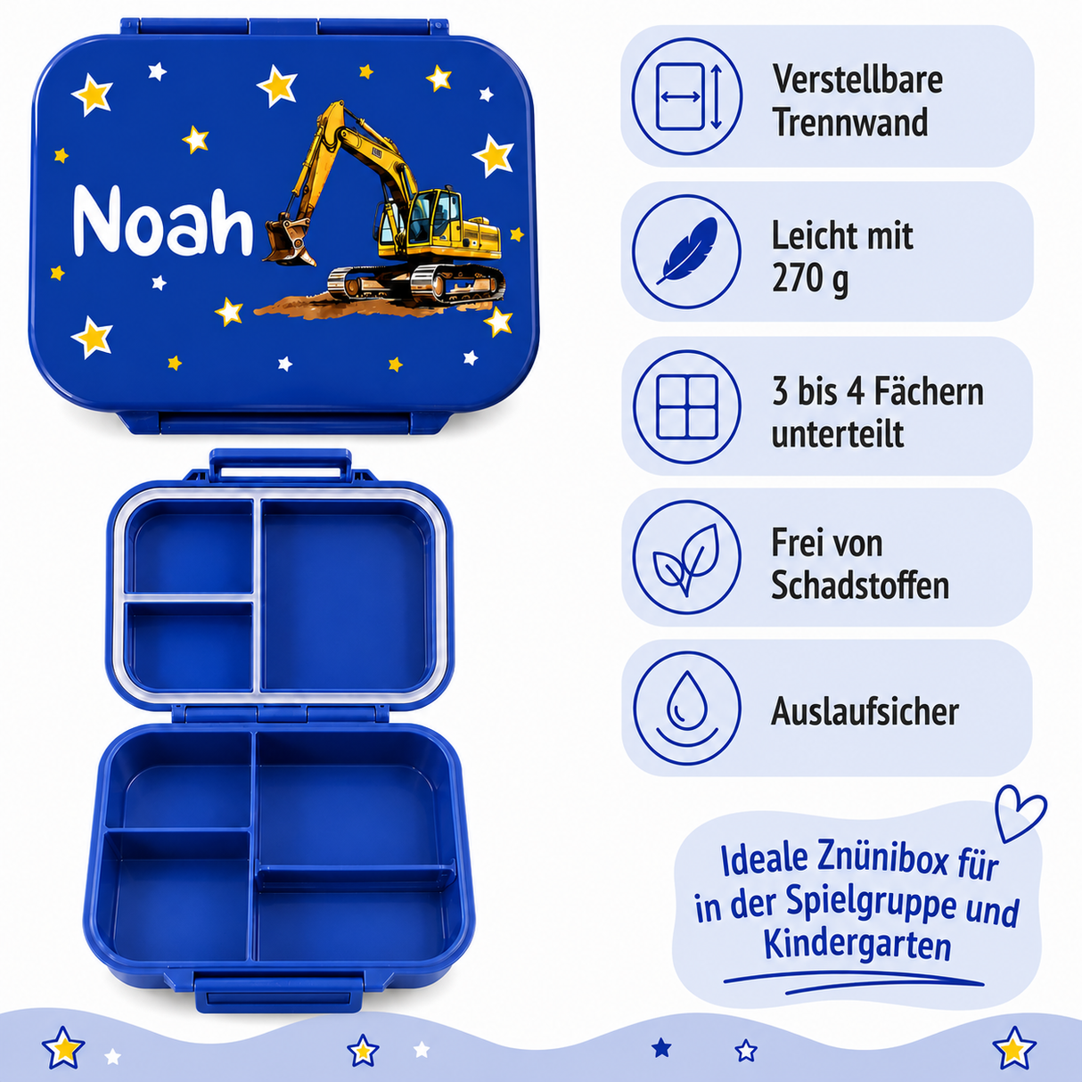 Znünibox Baurelia Box Light Mini Blau