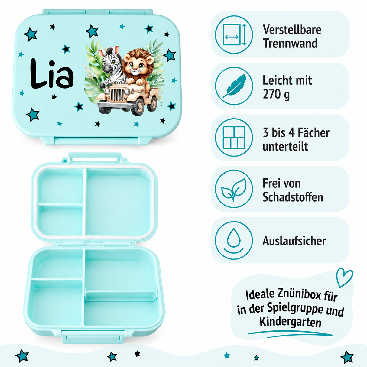 Znünibox Baurelia Box Light Mini Mint