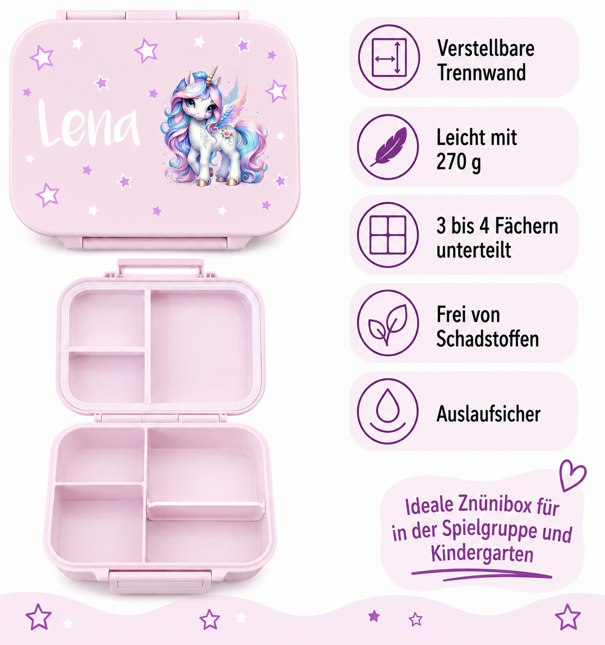 Znünibox Baurelia Box Light Mini Pastellrosa