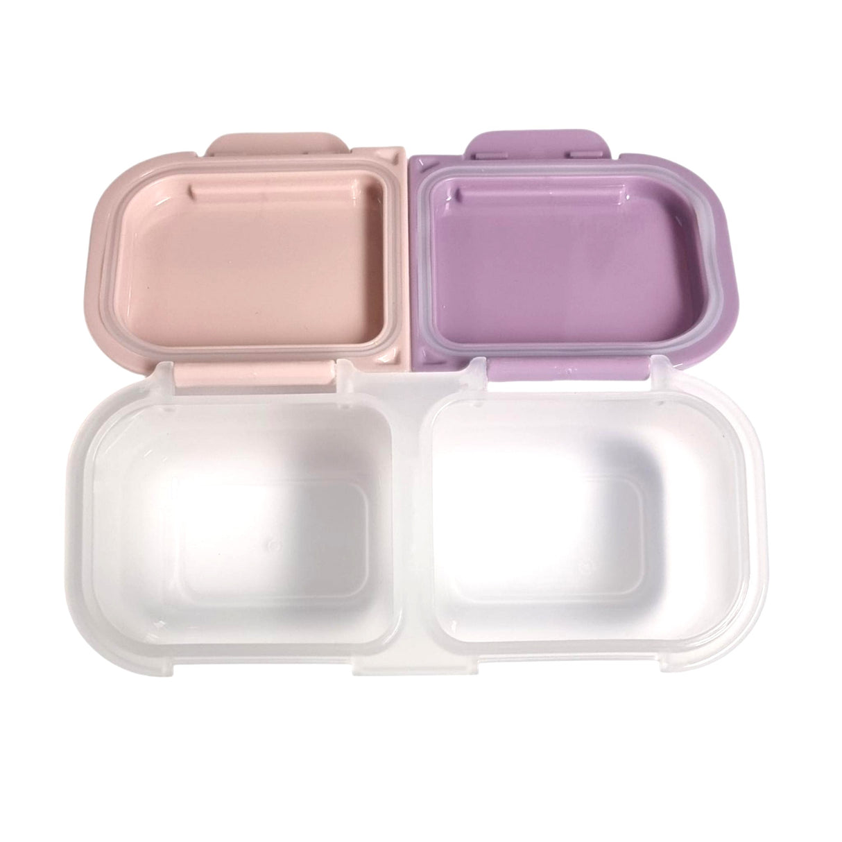 Znünibox Snackbehälter mit 2 Unterteilungen Lila