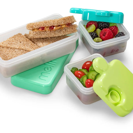 Znünibox Puzzle Snackbox Melii Türkis