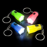 Schlüsselanhänger Taschenlampe Mini Stern assortiert