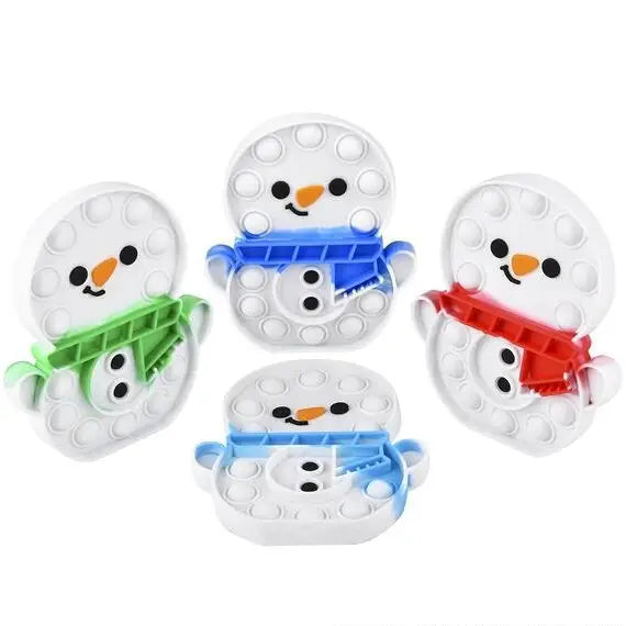 Glitzernde Poppers Schneemann assortiert