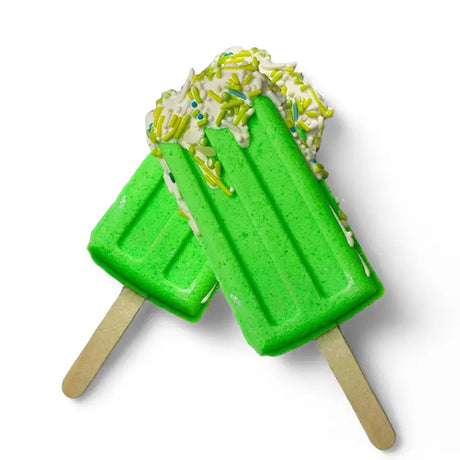 Badekugel handgemacht Glace Grün