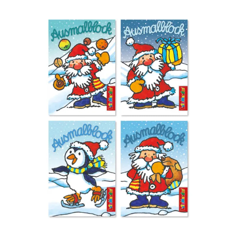 Ausmalblöckchen Weihnachten assortiert