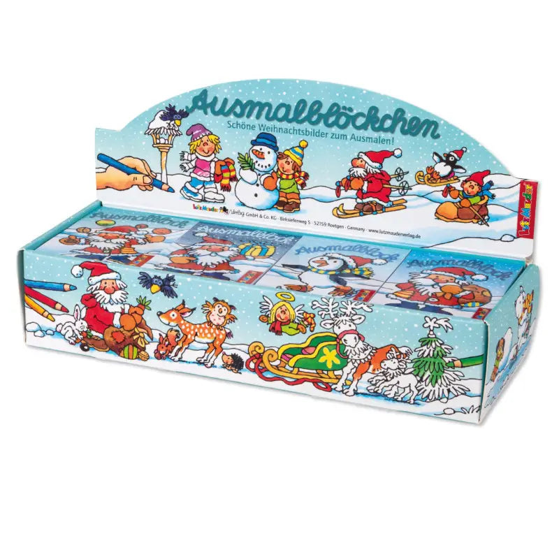 Ausmalblöckchen Weihnachten assortiert