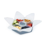 Znünibox Hexagonale Snackle-Box Schieferblau