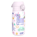 Kinder Edelstahl Trinkflasche Ion8 400ml Einhorn
