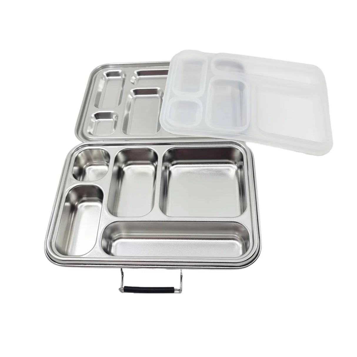 Edelstahl Znünibox Baurelia Box Eco mit 5 Unterteilungen Mint
