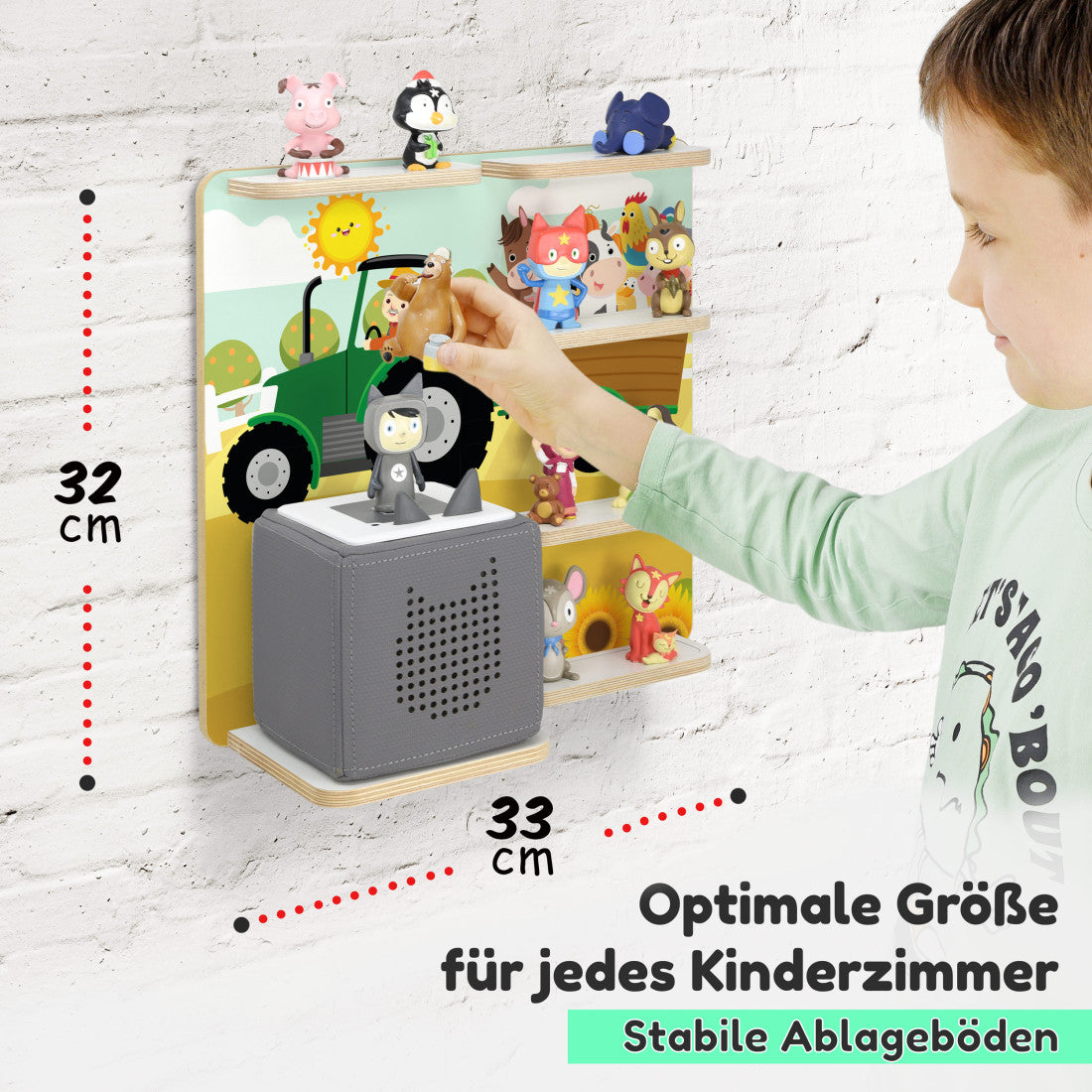 Toniebox 1 & 2 Regal Multi Bauernhof