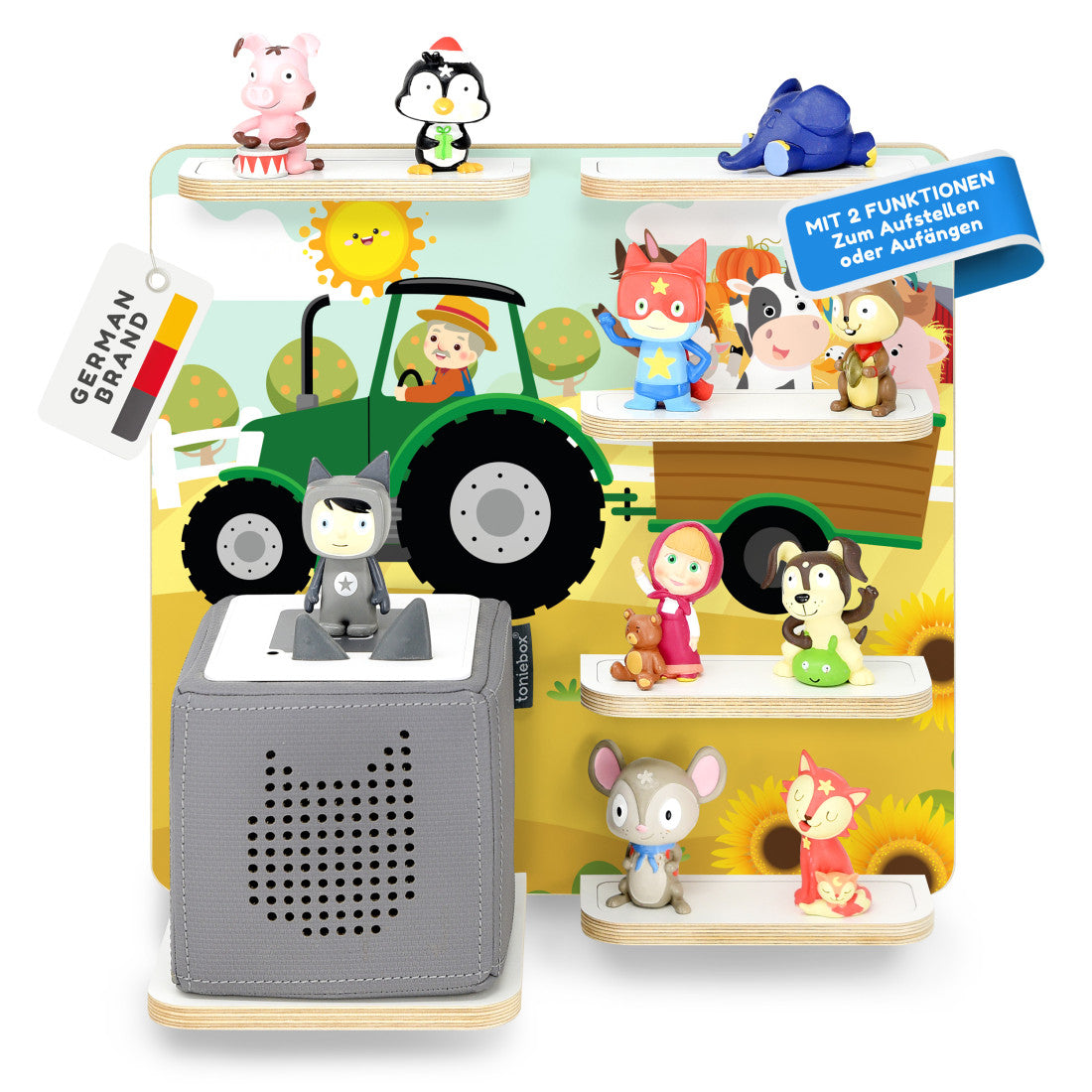 Toniebox 1 & 2 Regal Multi Bauernhof