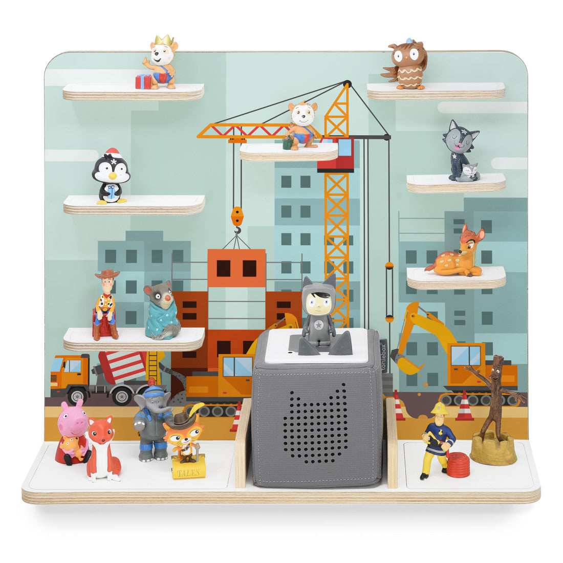 Toniebox 1 & 2 Regal Deluxe Baustelle