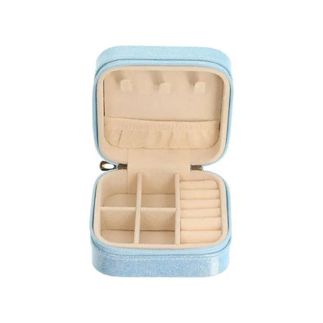 Schmuckbox Glitzer Blau
