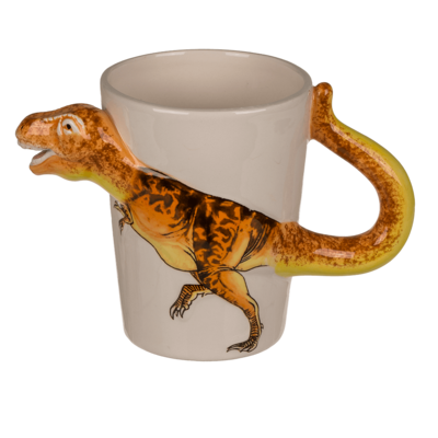 Kinder Porzellantasse 3D Dino assortiert