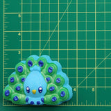 Badekugel handgemacht Pfau