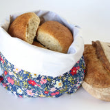 Lunchbag und Brotbeutel Colibri Blume Blau