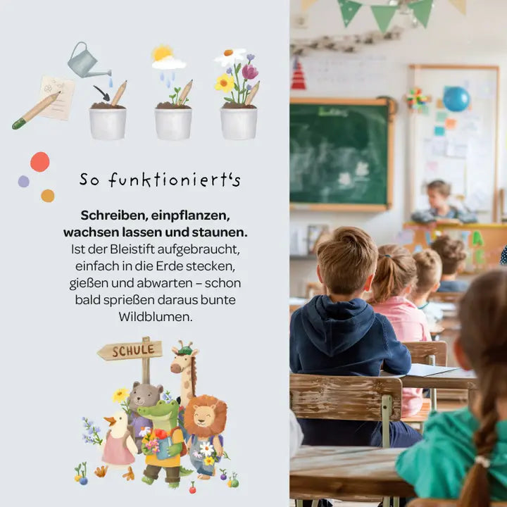 Back-to-School Blumenstift
