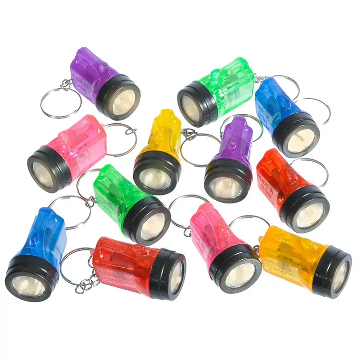 Schlüsselanhänger Taschenlampe Mini assortiert