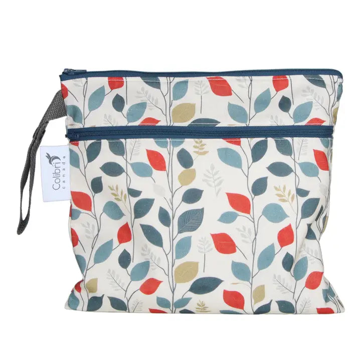 Lunchbag 2fach Colibri Blätter Boho