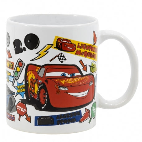 Kinder Keramiktasse Comic Cars