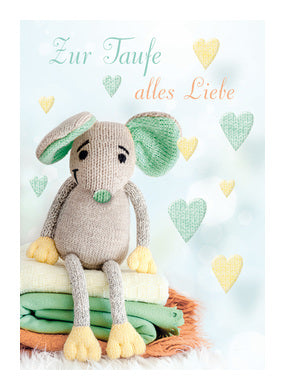 Taufkarte Maus
