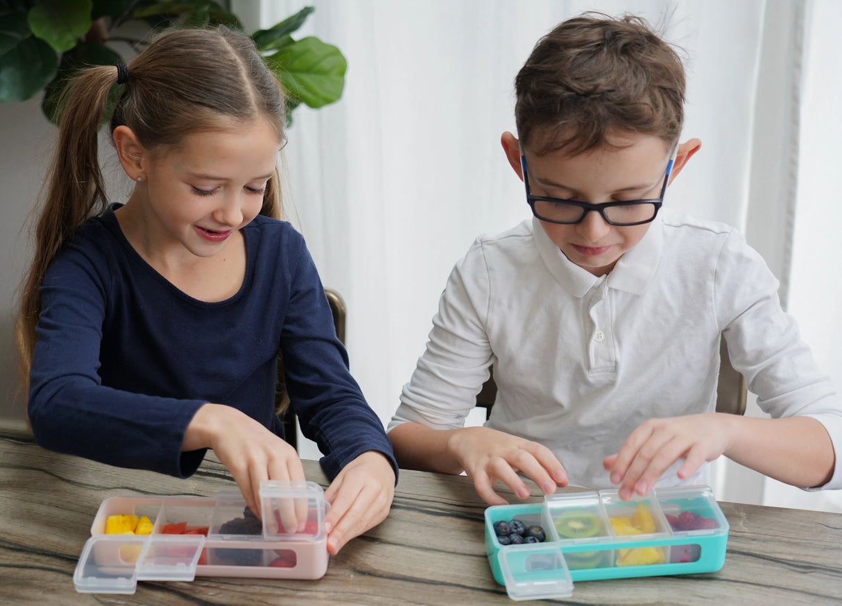 Znünibox Snackbox Melii mit 4 Fächern Rosa