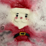 Badekugel handgemacht Weihnachten Weihnachtsmann