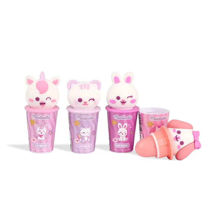 Lippenbalsam Martinelia Friendly Animals pastell assortiert