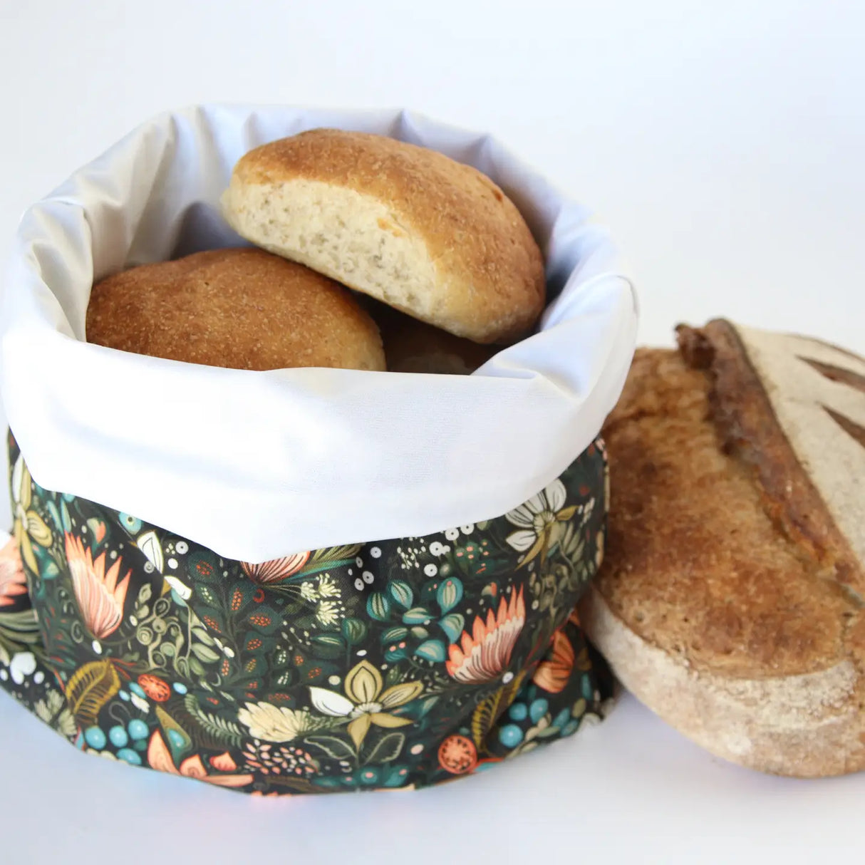Lunchbag und Brotbeutel Colibri Blume Boho