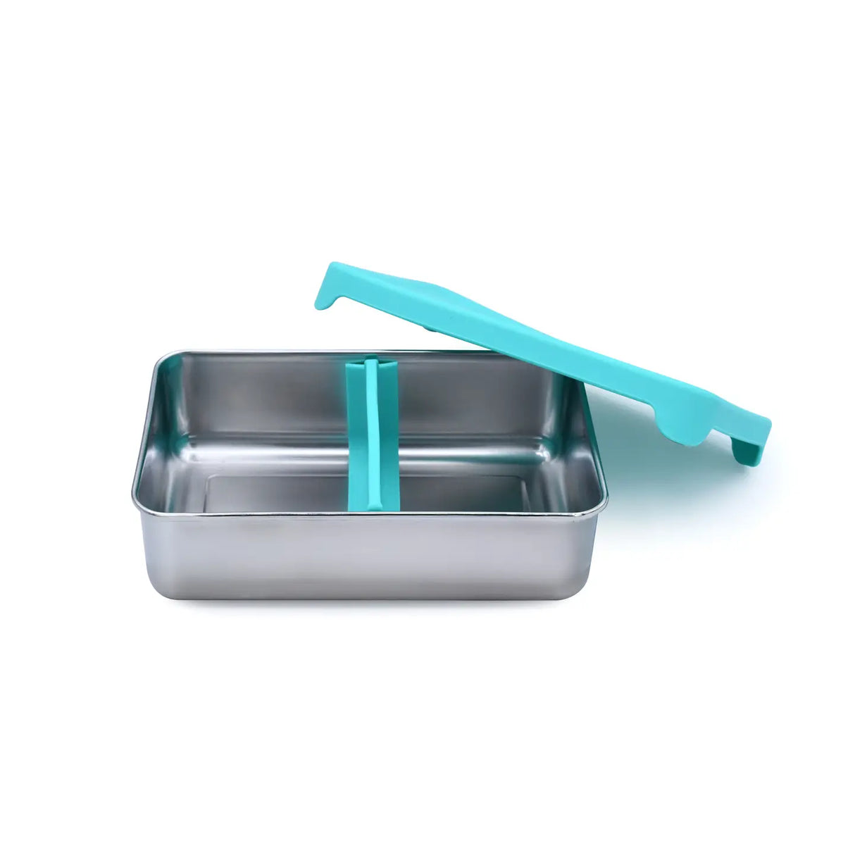 Edelstahl Znünibox Melii mit Trennsteg Blau