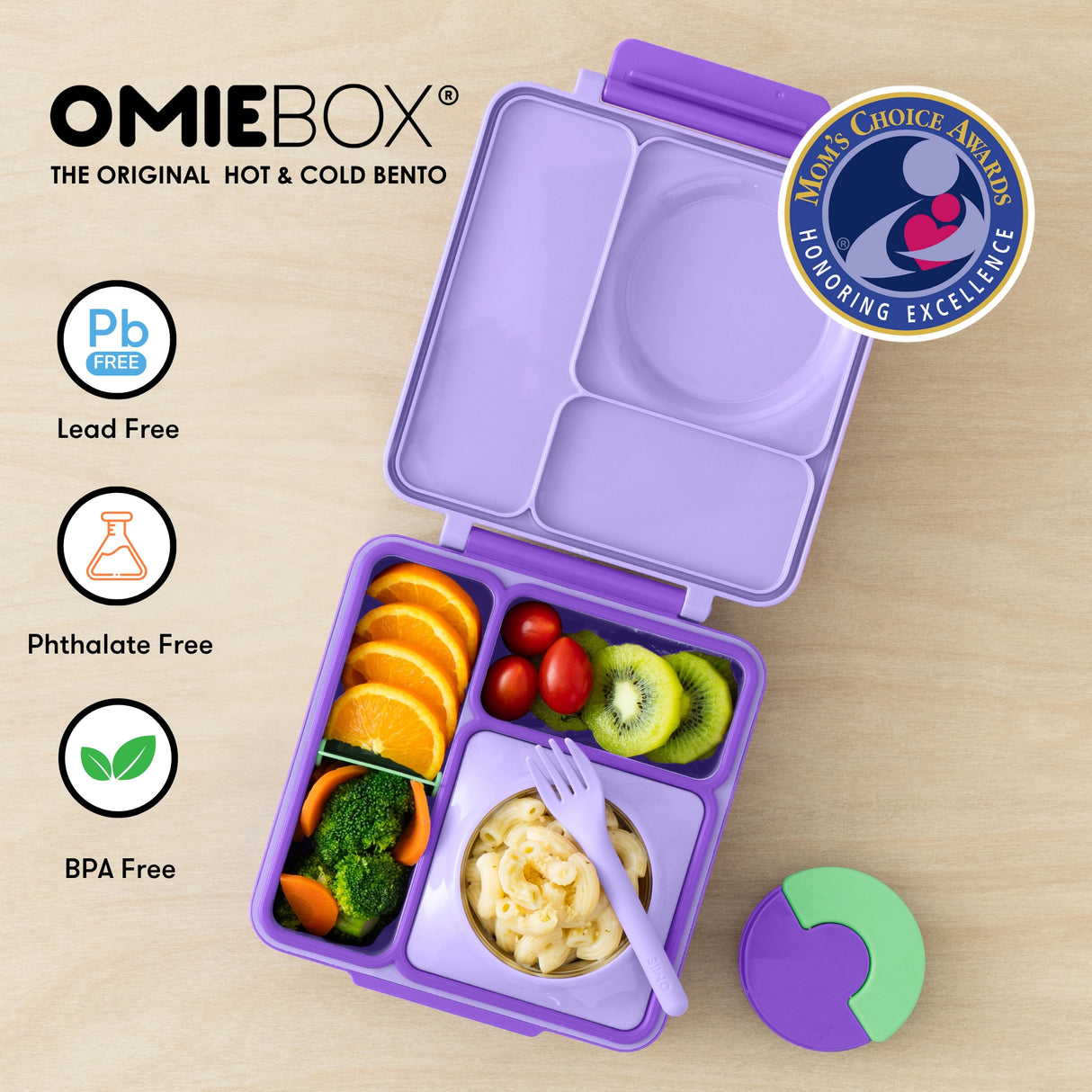 Thermo Lunchbox OmieBox Violett