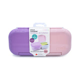 Znünibox Snackbehälter mit 2 Unterteilungen Lila